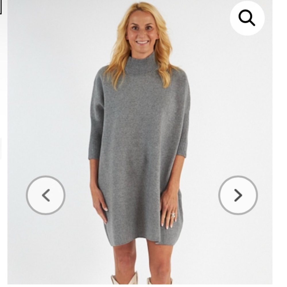 NWT Kerisma Gray Knit Sweater Dress